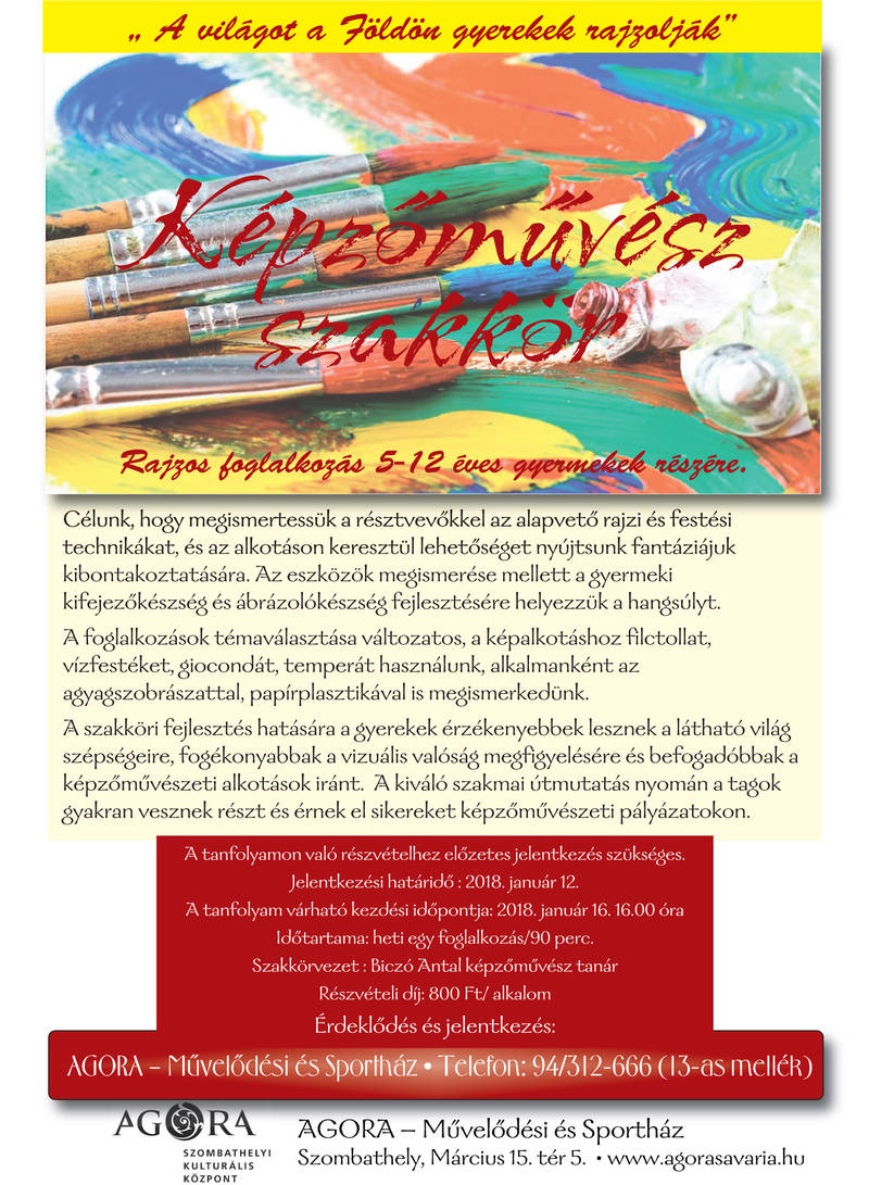 KÉPZŐMŰVÉSZ SZAKKÖR