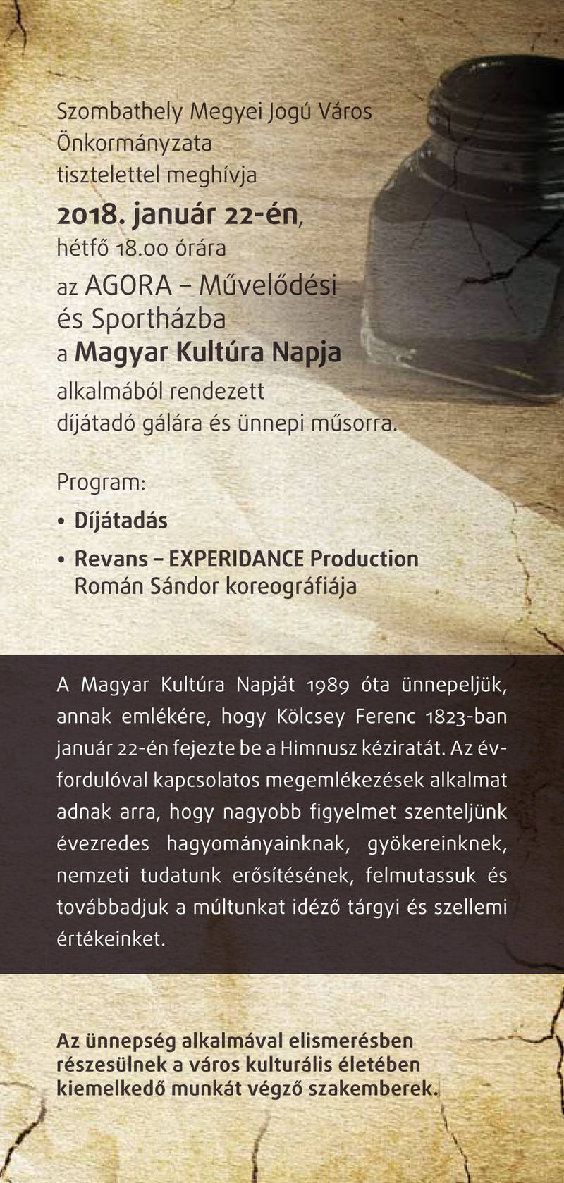 MAGYAR KULTÚRA NAPJA