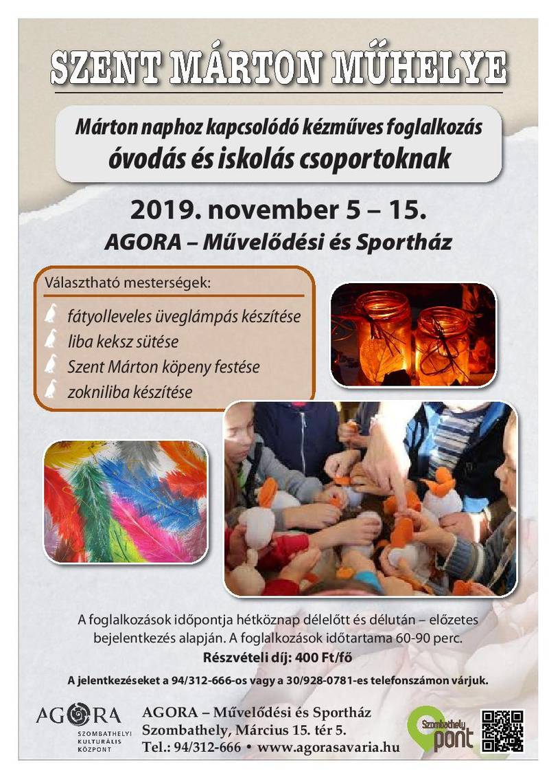 SZENT MÁRTON MŰHELYE