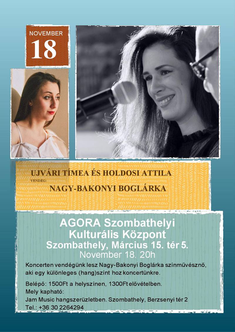 UJVÁRI TÍMEA ÉS HOLDOSI ATTILA VENDÉG: NAGY-BAKONYI BOGLÁRKA