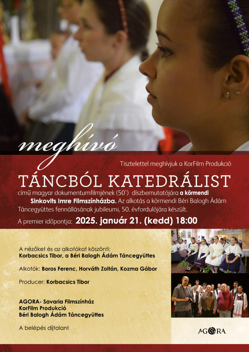 TÁNCBÓL KATEDRÁLIST TÁNCBÓL KATEDRÁLIST