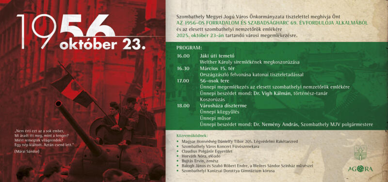 NNEPI MEGEMLKEZS 1956. OKTBER 23. ALKALMBL