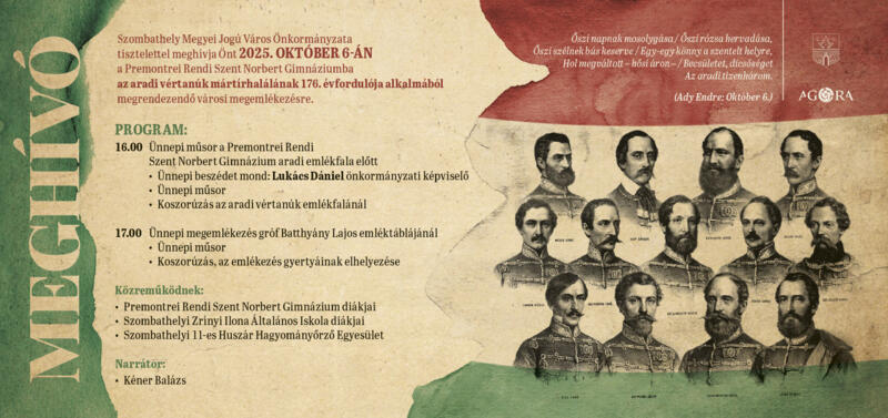 AZ ARADI VRTANK EMLKNAPJA